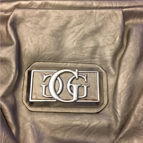 Guess clutch with strap,‎ champagne, Y2K